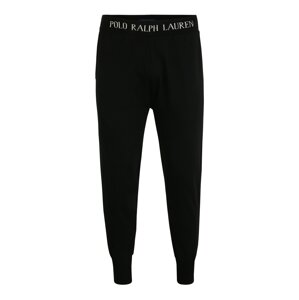 Polo Ralph Lauren Pyžamové nohavice  biela / čierna