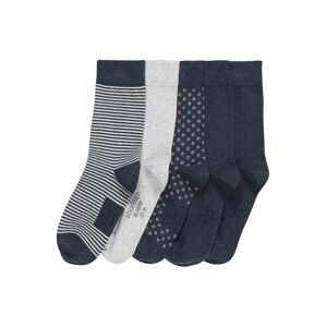 SCHIESSER Ponožky  tmavomodrá / sivá melírovaná