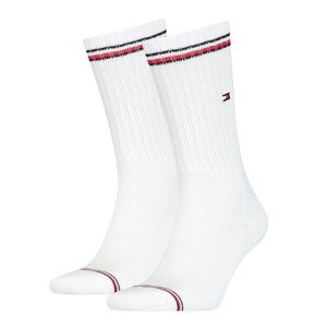 Tommy Hilfiger Underwear Ponožky  biela / námornícka modrá / ohnivo červená