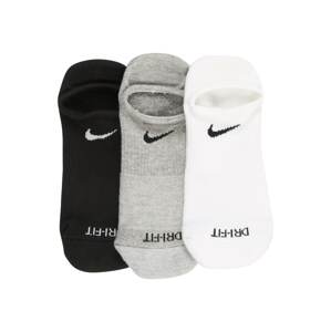NIKE Športové ponožky 'Everyday Plus'  sivá / čierna / biela