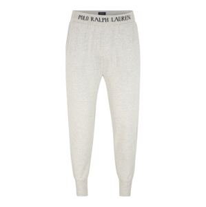 Polo Ralph Lauren Pyžamové nohavice  svetlosivá / čierna