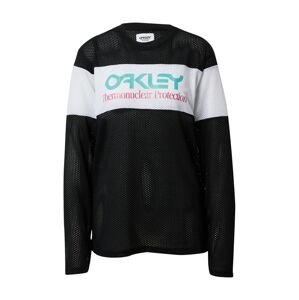 OAKLEY Sport-Shirt  čierna / biela