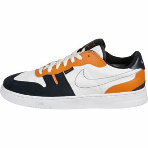 Nike Sportswear Nízke tenisky 'SQUASH-TYPE'  biela / oranžová / tmavomodrá