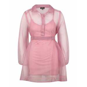 Missguided Petite Košeľové šaty  ružová
