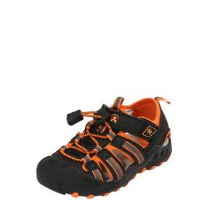 Kamik Sandále 'CRAB'  čierna / oranžová