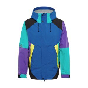 Superdry Outdoorová bunda  modrá / fialová / mätová / žltá
