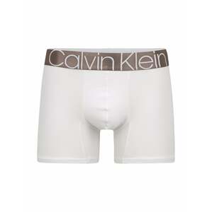 Calvin Klein Underwear Boxerky  biela / strieborná