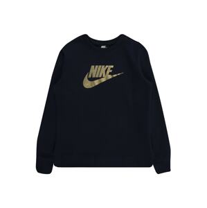 Nike Sportswear Mikina  zlatá / námornícka modrá