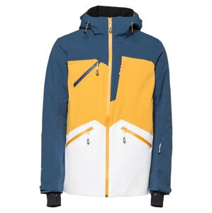 ICEPEAK Športová bunda 'CALAMUS'  biela / modrá / žltá