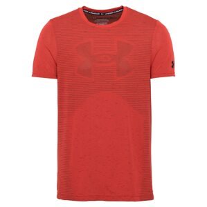 UNDER ARMOUR Funkčné tričko  hrdzavo červená / čierna