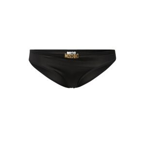 Moschino Underwear Nohavičky  čierna / zlatá