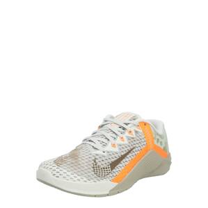 NIKE Športová obuv 'Metcon 6'  oranžová / biela / béžová
