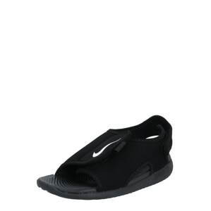 NIKE Sandále 'Sunray Adjust 5 V2'  čierna / biela