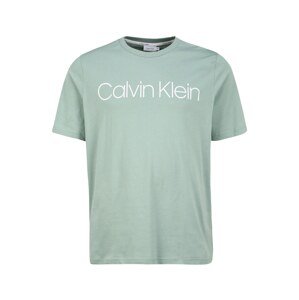 Calvin Klein Big & Tall Tričko  pastelovo zelená / biela