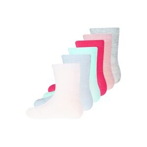EWERS Ponožky  svetlomodrá / sivá melírovaná / ružová / ružová / biela