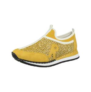 RIEKER Slip-on obuv  žltá / biela