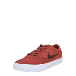 Nike SB Nízke tenisky 'Charge Suede'  hrdzavo červená / čierna