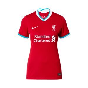 NIKE Dres 'Liverpool FC 2020/21 Stadium Home'  biela / červená / tyrkysová