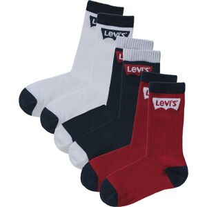 LEVI'S Ponožky  biela / námornícka modrá / tmavočervená