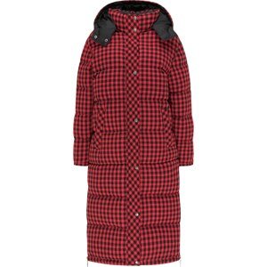 myMo ROCKS Zimný kabát  čierna / pastelovo červená
