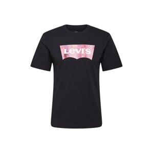 LEVI'S Tričko  ružová / čierna / biela