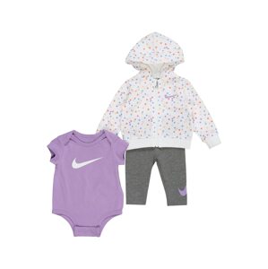 Nike Sportswear Set  tmavosivá / fialová / biela / svetlosivá