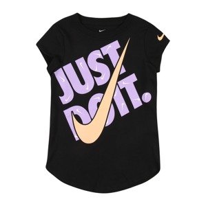 Nike Sportswear Tričko  fialová / marhuľová / čierna