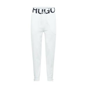 HUGO Nohavice 'DUROS211'  biela / čierna