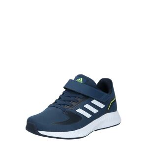 ADIDAS PERFORMANCE Športová obuv 'Runfalcon 2.0'  biela / neónovo zelená / námornícka modrá / sivá