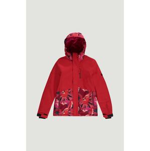 O'NEILL Outdoorová bunda  tmavomodrá / ružová / ohnivo červená