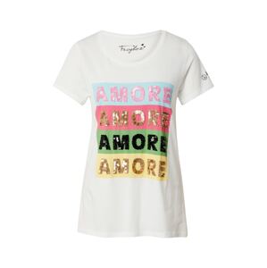 Frogbox Tričko 'Amore amore'  biela / zmiešané farby