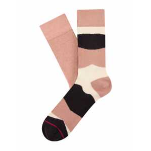 CHEERIO* Ponožky  staroružová / biela / čierna / purpurová