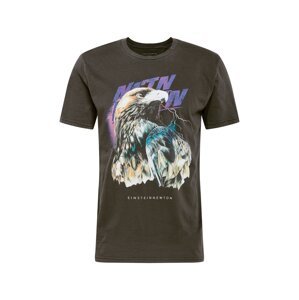 EINSTEIN & NEWTON T-Shirt 'Air'  čierna melírovaná / svetlofialová / nefritová / biela / zmiešané farby
