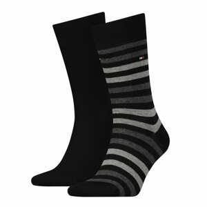 Tommy Hilfiger Underwear Ponožky  čierna / sivá / tmavomodrá