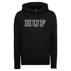 HUF Sweatshirt 'HARTFORD'  čierna / biela