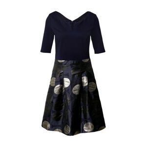 Esprit Collection Šaty  námornícka modrá / strieborná / čierna
