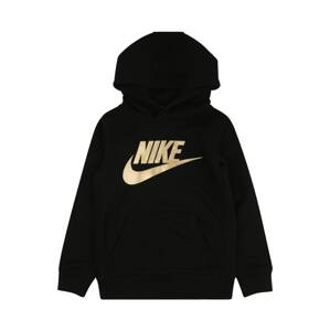 Nike Sportswear Mikina  zlatá / čierna