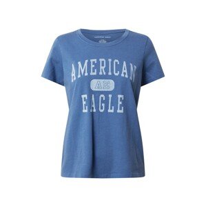 American Eagle T-Shirt  modrá / svetlomodrá