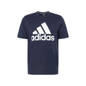 ADIDAS PERFORMANCE Funkčné tričko 'Bade of Sport'  námornícka modrá / biela