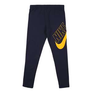Nike Sportswear Legíny  námornícka modrá / zlatá žltá