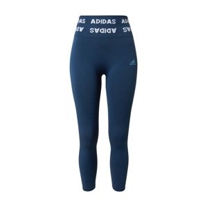 ADIDAS PERFORMANCE Športové nohavice  námornícka modrá / svetlomodrá