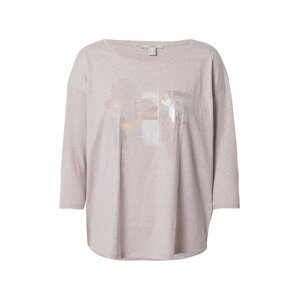 ESPRIT Tričko  pastelovo ružová / strieborná