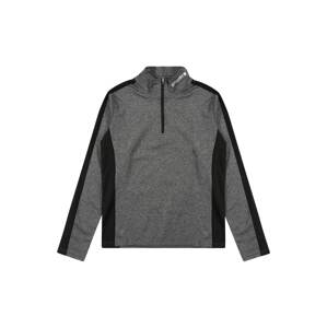 ICEPEAK Sportsweatshirt 'FLEMINTON'  sivá / čierna