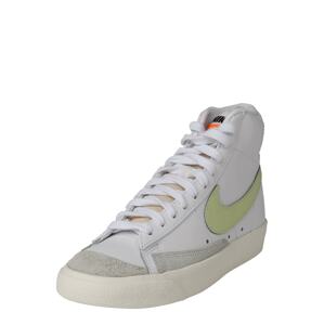 Nike Sportswear Členkové tenisky 'BLAZER'  biela / svetlozelená / sivá