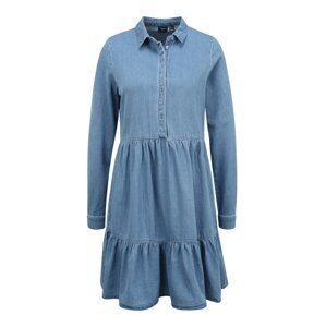 Vero Moda Tall Košeľové šaty 'MARIA'  modrá denim