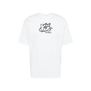 FUBU T-Shirt  biela / čierna