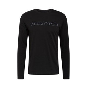Marc O'Polo Tričko  čierna / sivá melírovaná