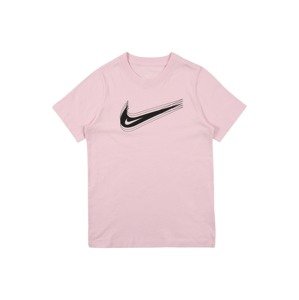 Nike Sportswear Tričko  pastelovo ružová / čierna