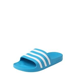 ADIDAS SPORTSWEAR Plážové / kúpacie topánky 'Adilette Aqua'  azúrová / biela
