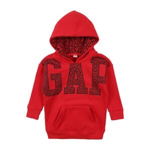 GAP Sweatshirt  červená / čierna